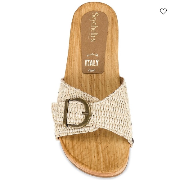 Seychelles Isla Slide Sandals Natural Raffia SZ 9.5 - Picture 2 of 16